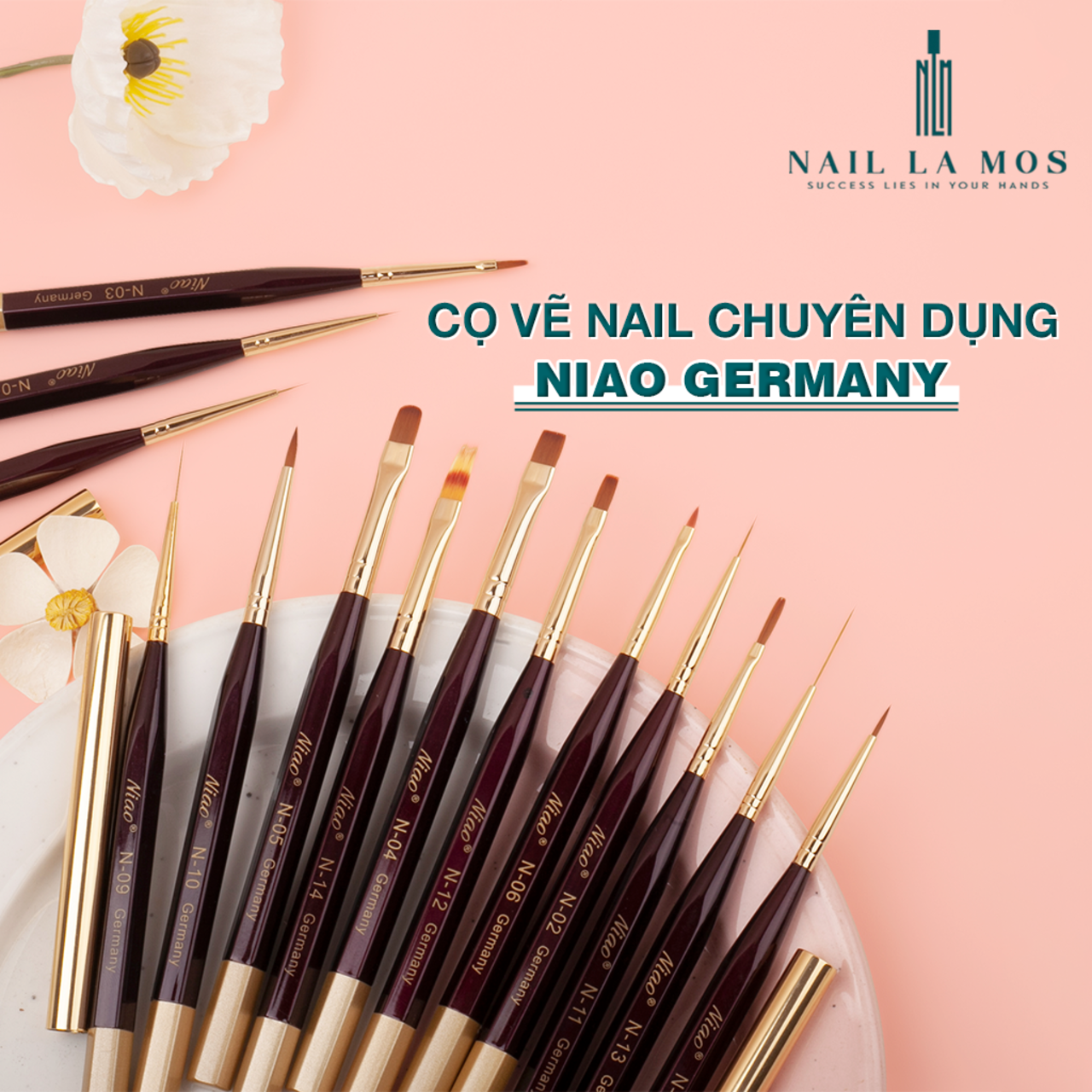 Niao Cọ Vẽ Móng Niao Germany – NAIL LA MOS