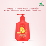  Dung dịch vệ sinh phụ nữ dạng xà phòng lỏng Intimate care CALENDULA 