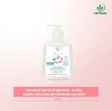  Dung dịch vệ sinh phụ nữ dạng cream - xà phòng Intimate care COTTON 