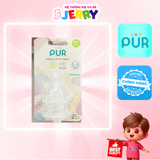 [Vỉ 2 cái] Núm ti/Núm vú bình sữa cổ thường Pur Advanced 1812 size M (3 - 6M)