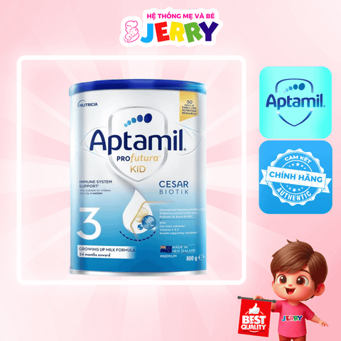 Sữa bột Aptamil Profutura Cesarbiotik (New Zealand) số 3 lon 800g (Từ 2 tuổi)
