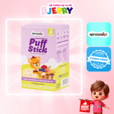 Bánh que ăn dặm Natufoodies Organic Rice Puff vị Củ Dền Bó Xôi Dâu Tây 21g (Từ 8 tháng)