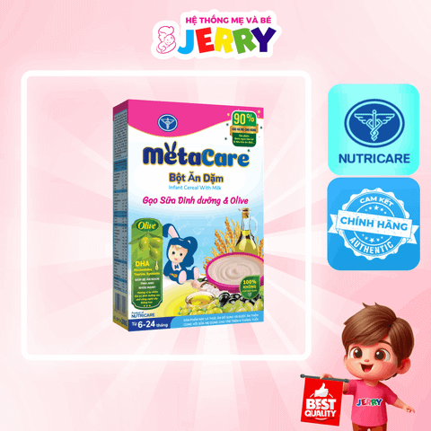 Bột ăn dặm Metacare Gạo Sữa Dinh Dưỡng & Olive (6 - 24 tháng)