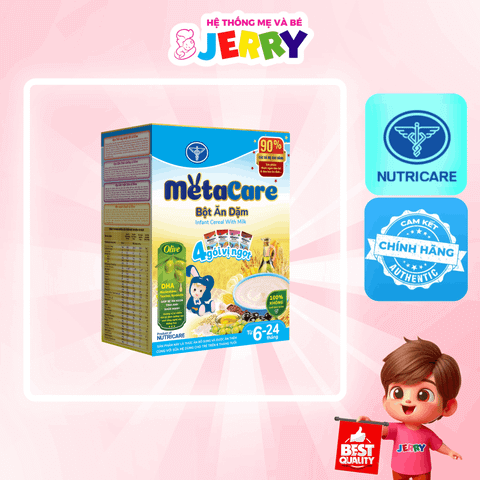 Bột ăn dặm Metacare Hỗn Hợp 4 Vị Ngọt (6 - 24 tháng)