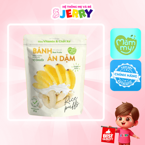 Bánh ăn dặm Mămmy vị Chuối 35g (Từ 6 tháng)