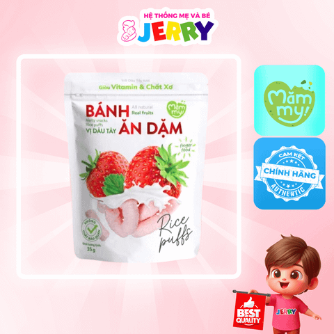 Bánh ăn dặm Mămmy vị Dâu Tây 35g (Từ 6 tháng)