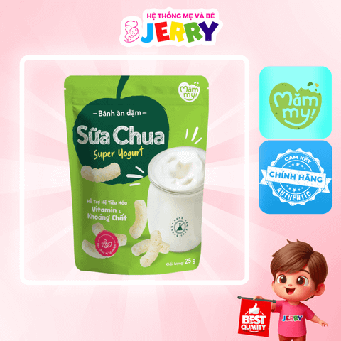 Bánh ăn dặm Mămmy vị Sữa Chua 25g (Từ 6 tháng)