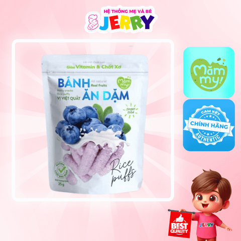 Bánh ăn dặm Mămmy vị Việt Quất 35g (Từ 6 tháng)