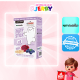 Bánh que ăn dặm Natufoodies Organic Rice Puff vị Thanh Long Việt Quất 21g (Từ 8 tháng)