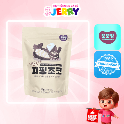 Bánh que ăn dặm Renewallife DdoDdoMam vị Chocolate 25g (Từ 12 tháng)