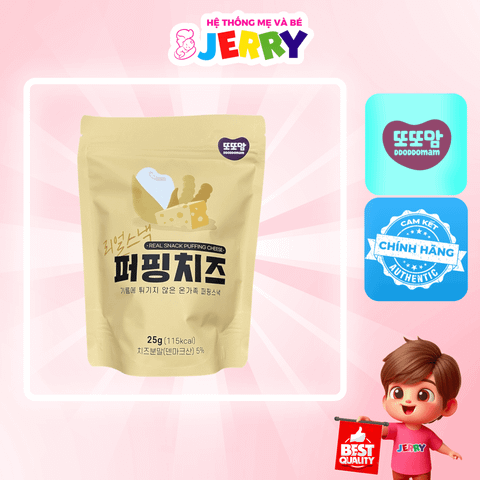 Bánh que ăn dặm Renewallife DdoDdoMam vị Phô Mai 25g (Từ 12 tháng)