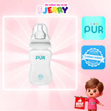 Bình sữa cổ hẹp Pur Comfort Feeder 1602 120ml size M (3 - 6M)