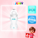 Bình sữa cổ rộng Pur Milk Safe 9811 250ml size M (3 - 6M)