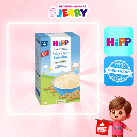 Bột ăn dặm HiPP Baby's First Semolina Ăn Dặm Khởi Đầu 250g (Từ 4 tháng)