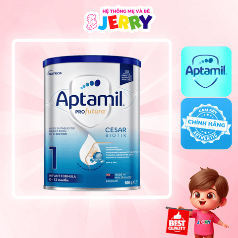 Sữa bột Aptamil Profutura Cesarbiotik (New Zealand) số 1 lon 800g (0 - 12 tháng)