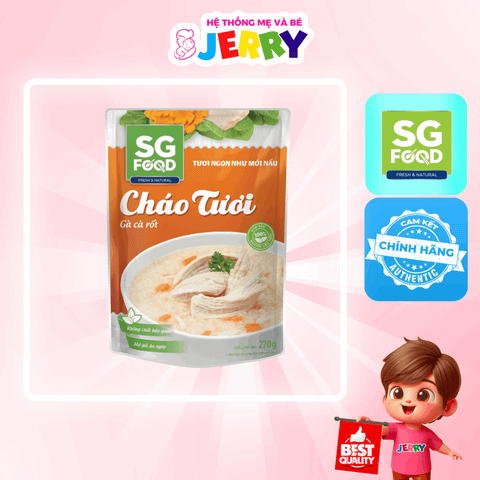 Cháo tươi Sài Gòn Food vị Gà Cà Rốt 270g (Từ 12 tháng)