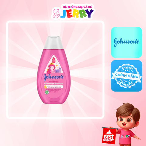 Dầu gội Johnson's Baby Active Kids Shiny Drops chai 200ml