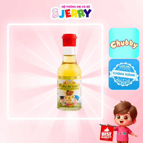 Dầu Hạt Óc Chó ăn dặm Chubby 60ml
