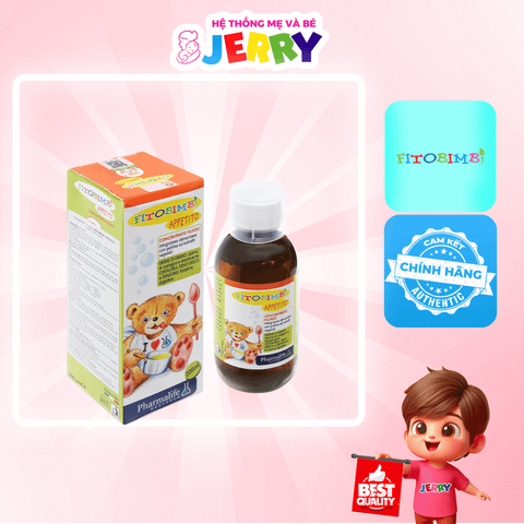 Fitobimbi Appetito giúp trẻ ăn ngon hấp thu tốt chai 200ml (6M+)