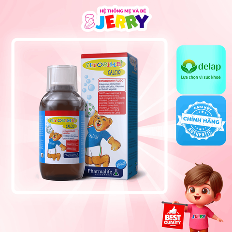 Fitobimbi Calcio bổ sung Canxi chai 200ml (6M+)