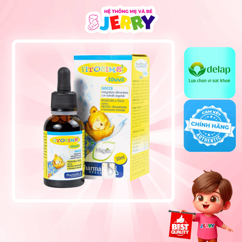 Fitobimbi Sonno hỗ trợ bé ngủ ngon sâu giấc lọ 30ml (0M+)