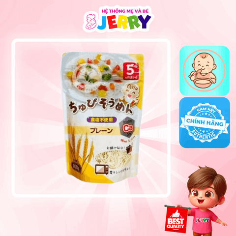 Mì Somen ăn dặm Chubi vị Lúa Mạch 100g (Từ 5 tháng)