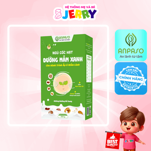 Ngũ cốc hạt Dưỡng Mầm Xanh Anpaso 500g