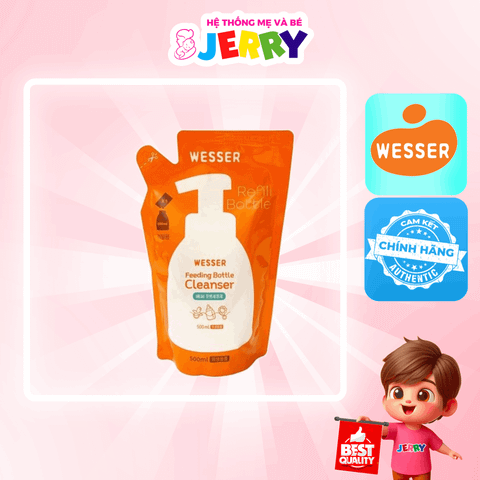 Nước rửa bình sữa Wesser túi 500ml