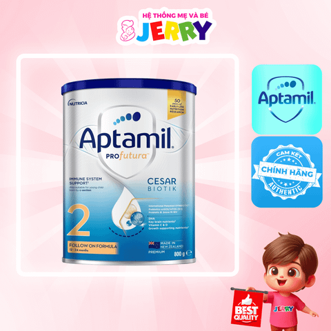 Sữa bột Aptamil Profutura Cesarbiotik (New Zealand) số 2 lon 800g (12 - 24 tháng)