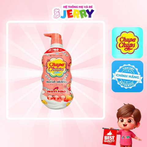 Sữa tắm ChupaChups hương đào 550ml