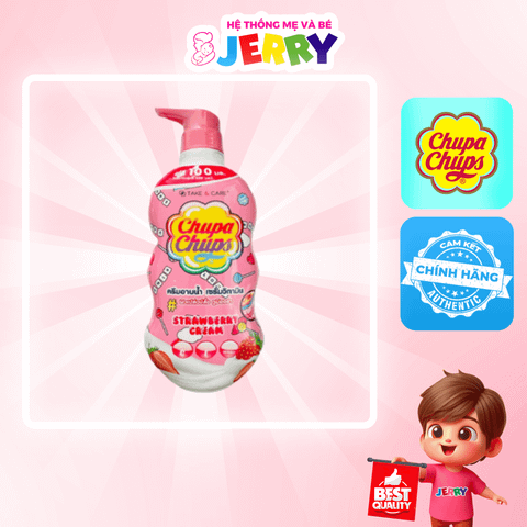 Sữa tắm ChupaChups hương dâu 550ml