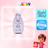 Sữa tắm gội Babi Mild Lavender màu tím 380ml