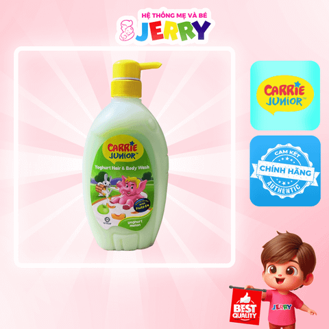 Sữa tắm gội Carrie Junior hương dưa lưới 700ml
