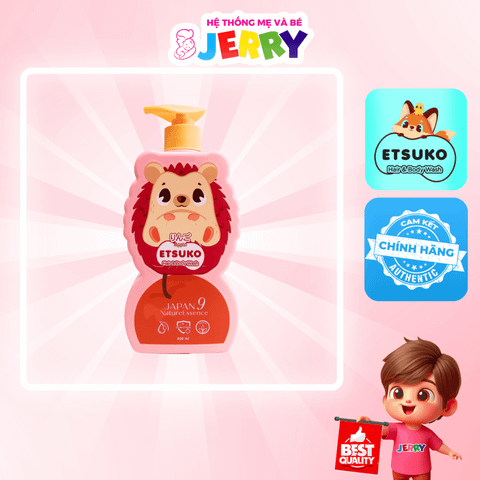 Sữa tắm gội Etsuko hương táo 400ml