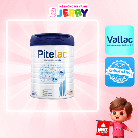 Sữa bột Pitelac Phần Lan lon 800g (2 - 12 tuổi)