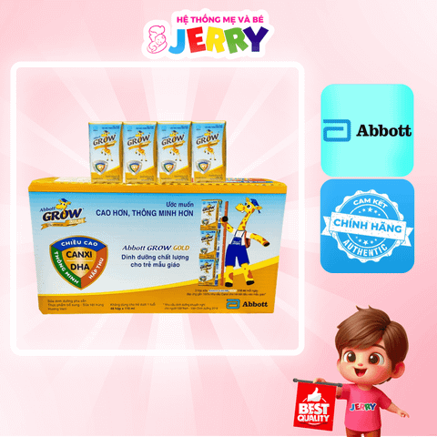 [Thùng 48 hộp] Sữa bột pha sẵn Abbott Grow 110ml