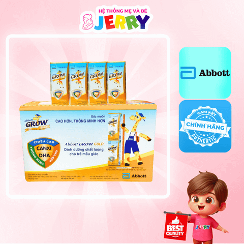 [Thùng 48 hộp] Sữa bột pha sẵn Abbott Grow 180ml