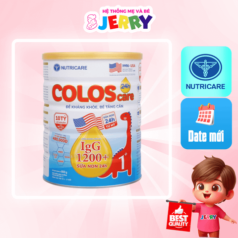Sữa bột ColosCare 24h 1+ 800 gram