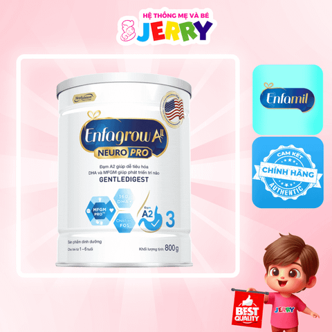 Sữa bột Enfagrow A2 Neuro Pro 3 800g