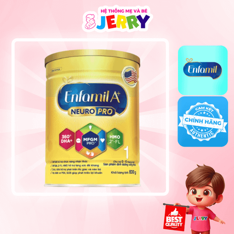 Sữa bột Enfamil A+ Neuro Pro 1 830g (Vị Nhạt)