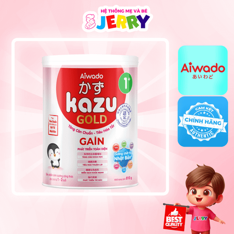Sữa bột Kazu Gold Gain 1+ 810g