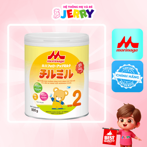 Sữa bột Morinaga 2 Chilmil 800g (6 - 36 tháng)