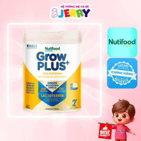 Sữa bột Nutifood GrowPLUS+ Colostrum Lactoferrin 2+ 800g