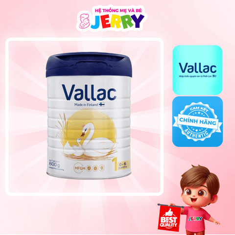 Sữa bột Vallac Phần Lan số 1 800g (0 - 6 tháng)