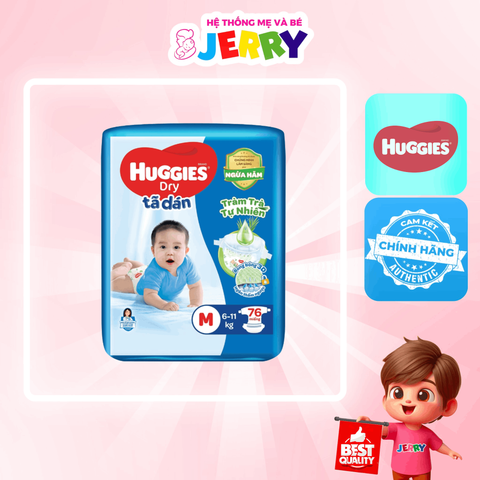 Tã bỉm quần Huggies size M 76 miếng (6 - 11kg)