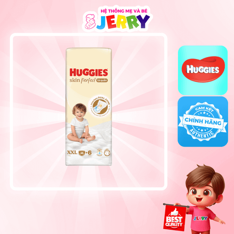 Tã bỉm quần Huggies Skin Perfect size XXL 48 miếng (Trên 15kg)