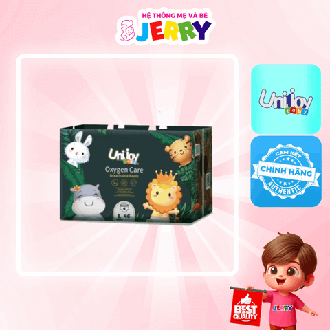 Tã bỉm quần Unijoy Oxygen Care size L 46 miếng (9 - 14kg)