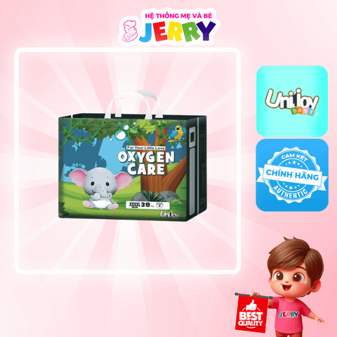 Tã bỉm quần Unijoy Oxygen Care size XXXXL 38 miếng (Trên 20kg)