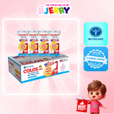 [Thùng 48 hộp] Sữa bột pha sẵn ColosCare 24H 180ml