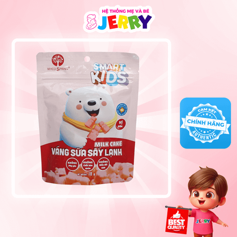 Váng sữa sấy lạnh Smart Kids vị Dâu 18g (Từ 8 tháng)